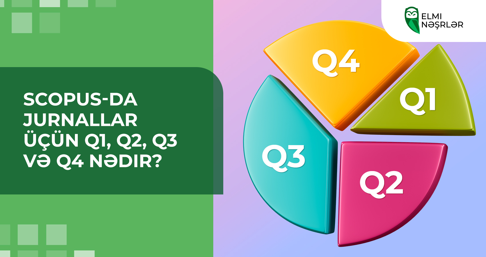 Scopus-da jurnallar üçün Q1, Q2, Q3 və Q4 nədir?