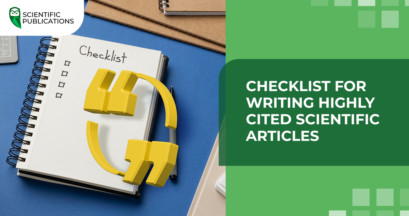 Checklist for writing highly cited scientific articles
