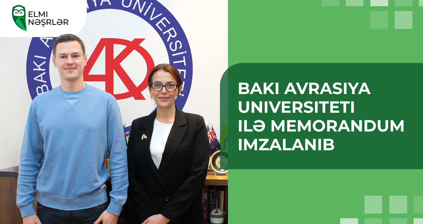 Bakı Avrasiya Universiteti ilə memorandum imzalanıb