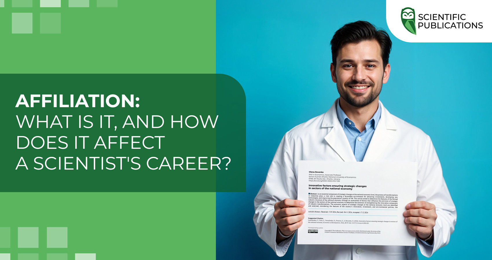 Affiliation: what is it, and how does it affect a scientist's career?