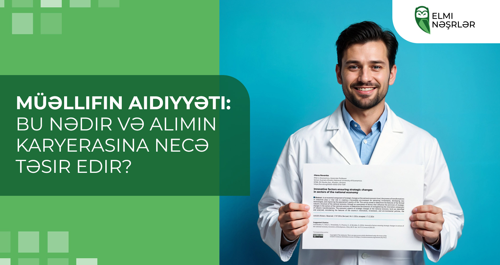 Müəllifin aidiyyəti: bu nədir və alimin karyerasına necə təsir edir?