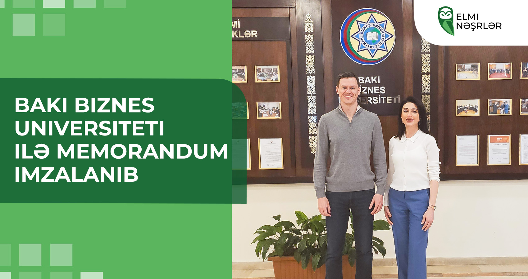 Bakı Biznes Universiteti ilə memorandum imzalanıb
