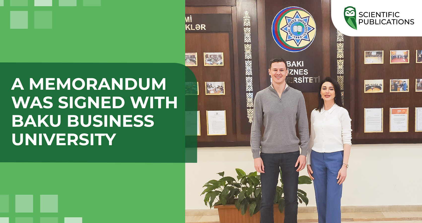 A memorandum was signed with Baku Business University
