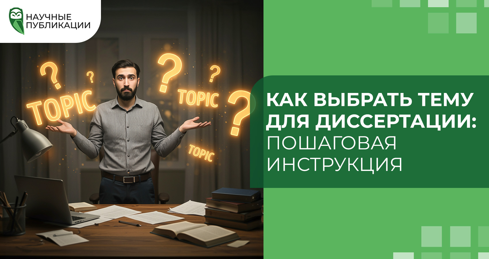 Как выбрать тему для диссертации: пошаговая инструкция