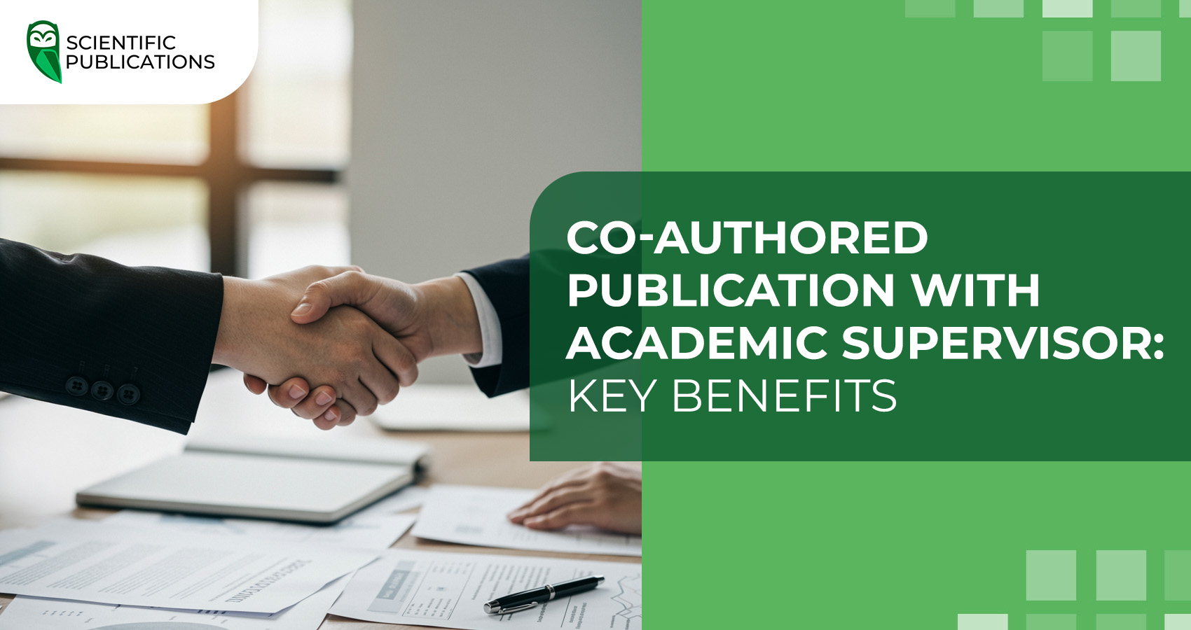 Co-authored publication with academic supervisor: key benefits