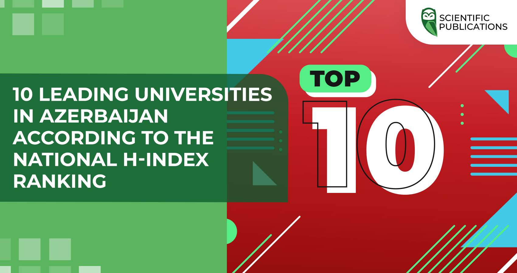10 leading universities in Azerbaijan according to the National H-index Ranking