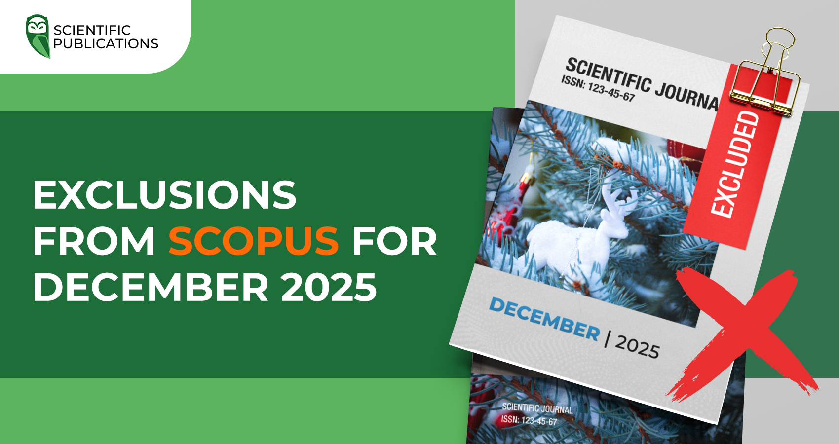 Exclusions from Scopus for December 2025