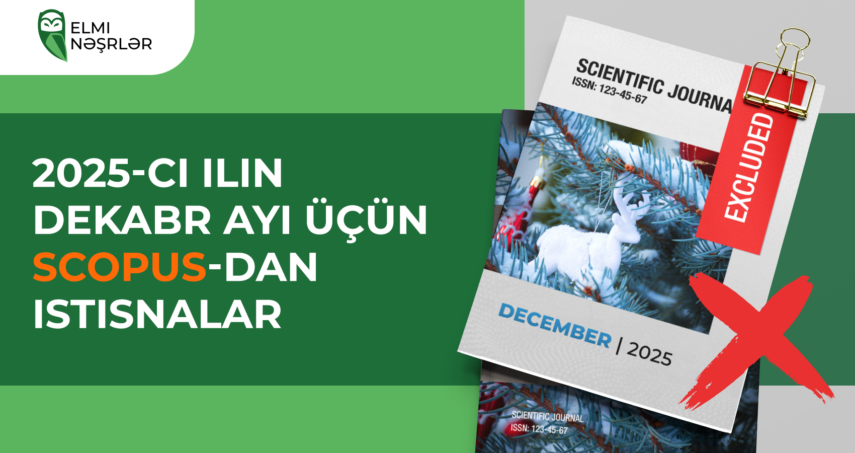 2025-ci ilin dekabr ayı üçün Scopus-dan istisnalar
