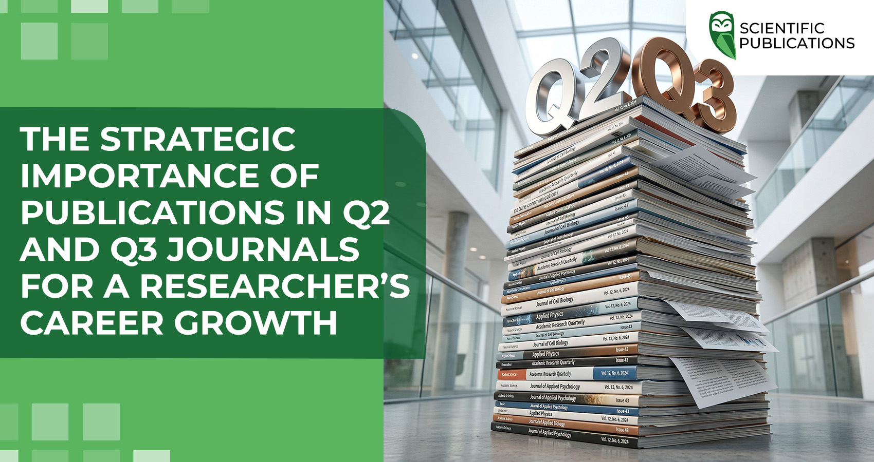 The strategic importance of publications in Q2 and Q3 journals for a researcher’s career growth