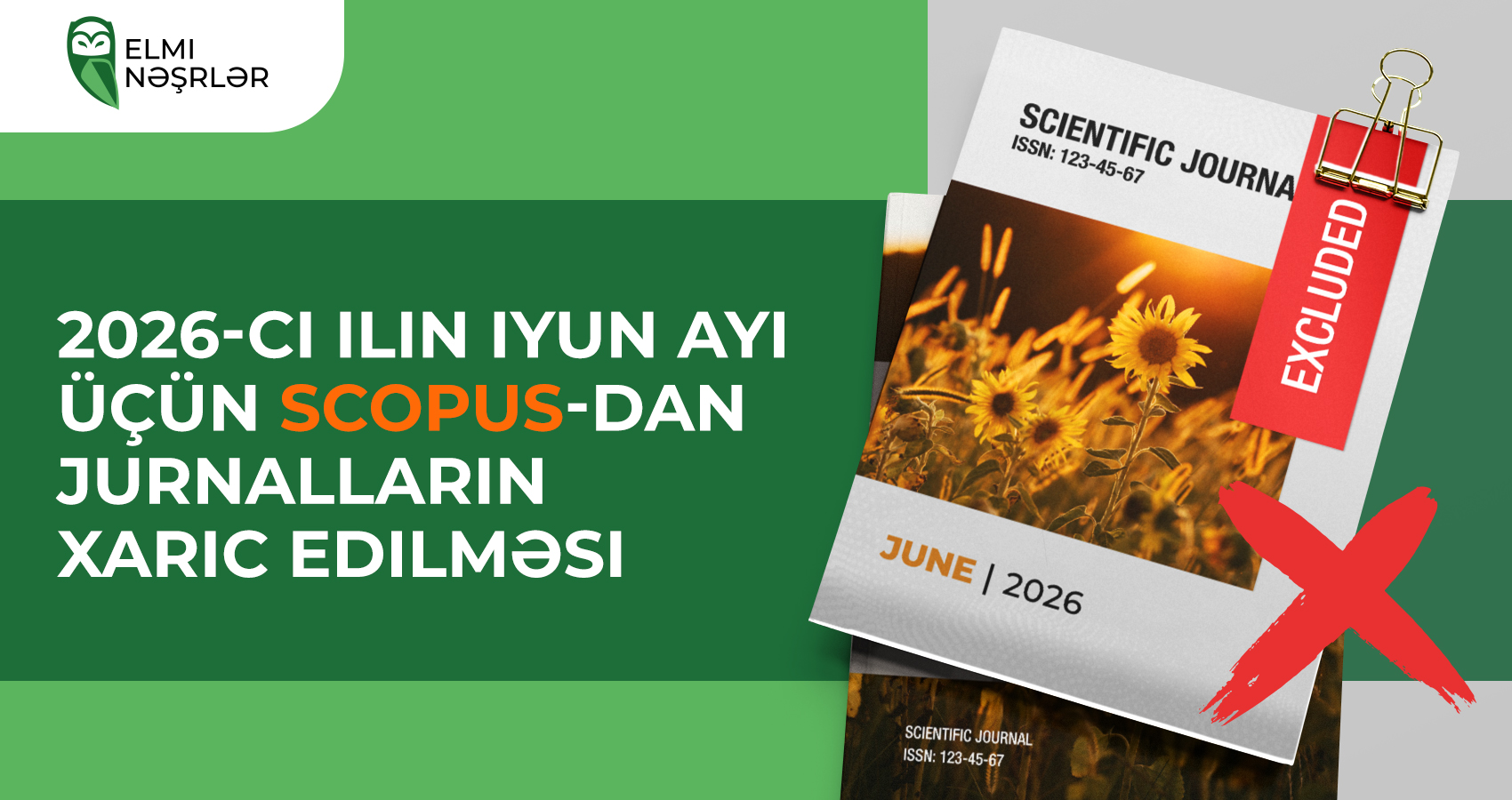 Scopus-dan 2026-cı ilin iyununda çıxarılmalar