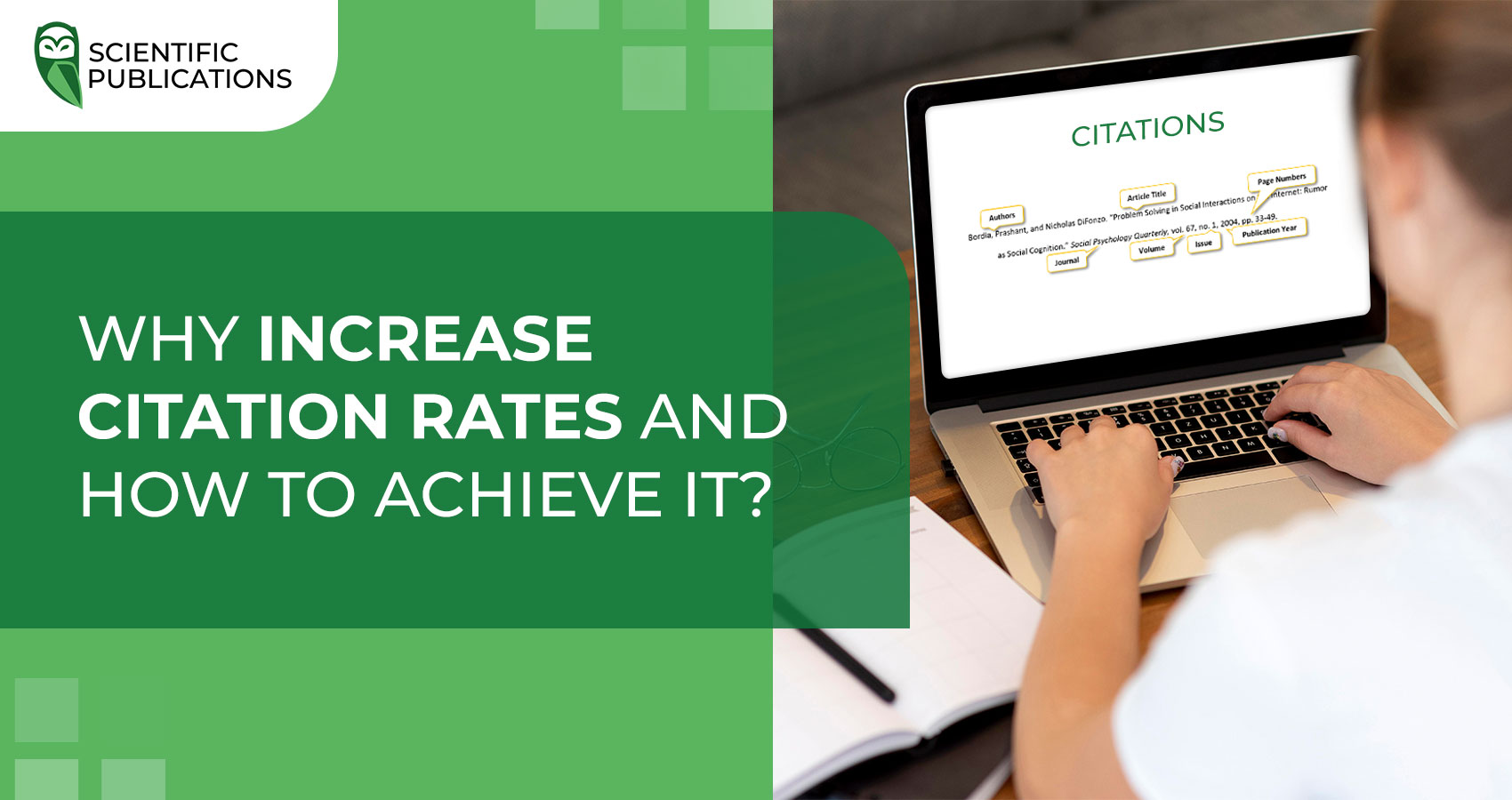 Why do you need to increase your citation rate and how do you achieve it?