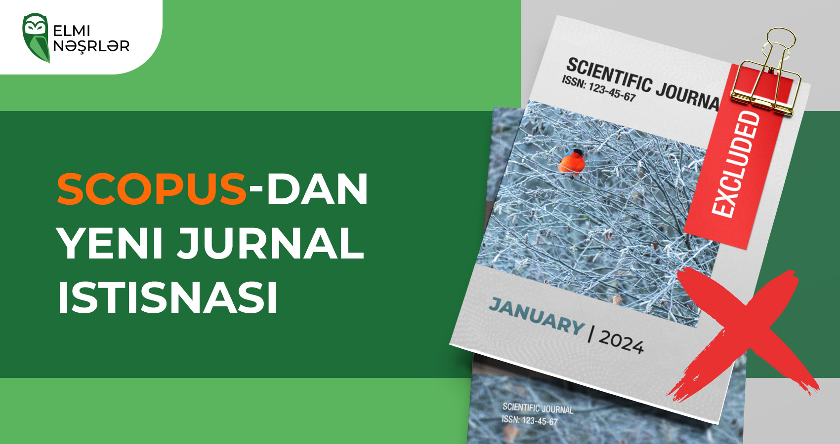 Yanvar 2024 Scopus jurnallarının xaric edilməsi