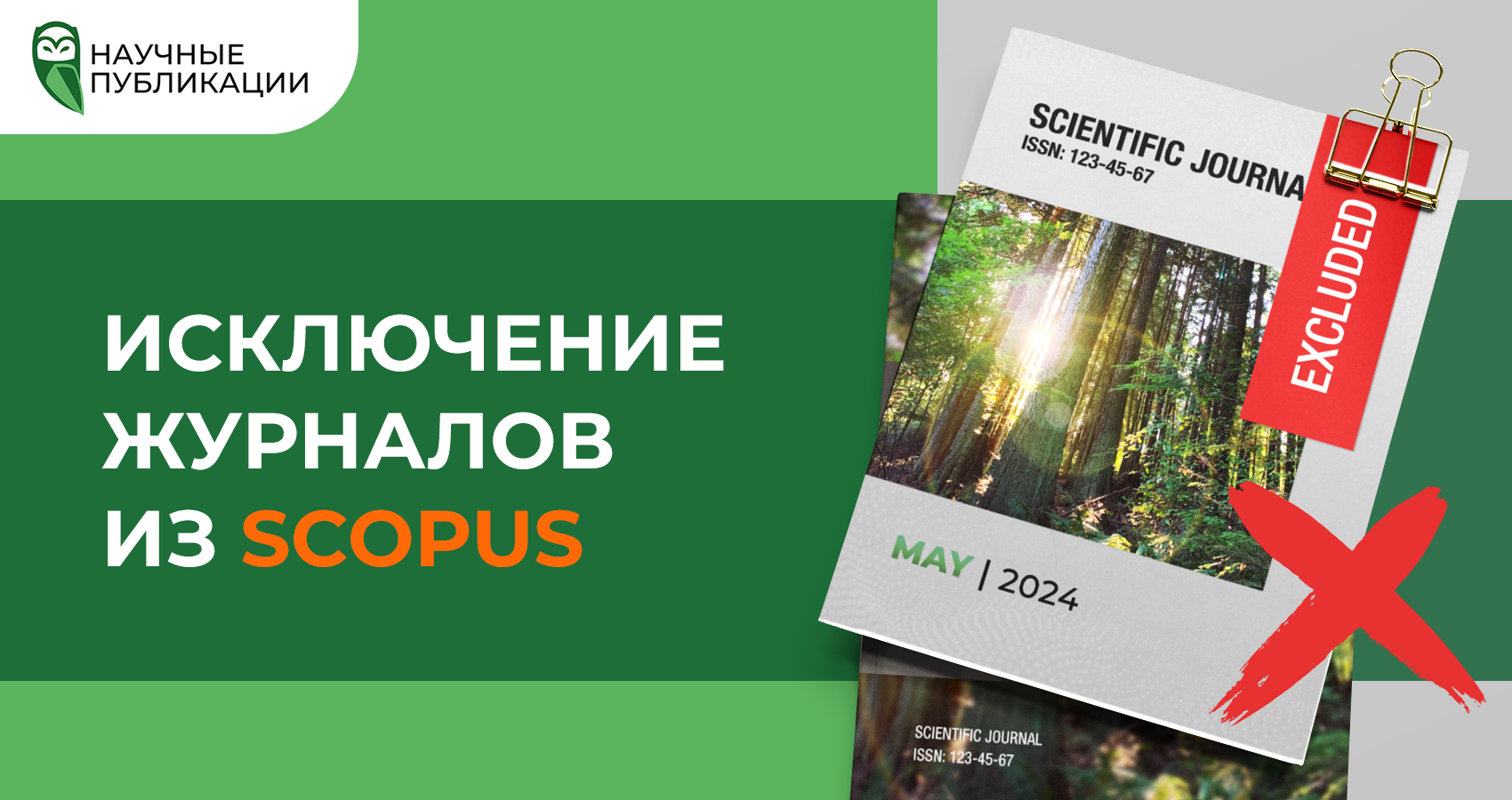 Исключение журналов из Scopus за май 2024 года