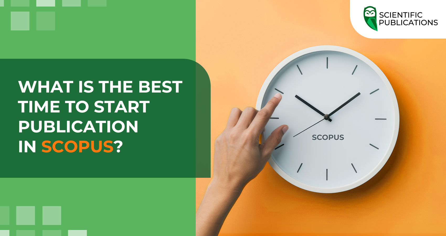 What is the best time to start publication in Scopus?