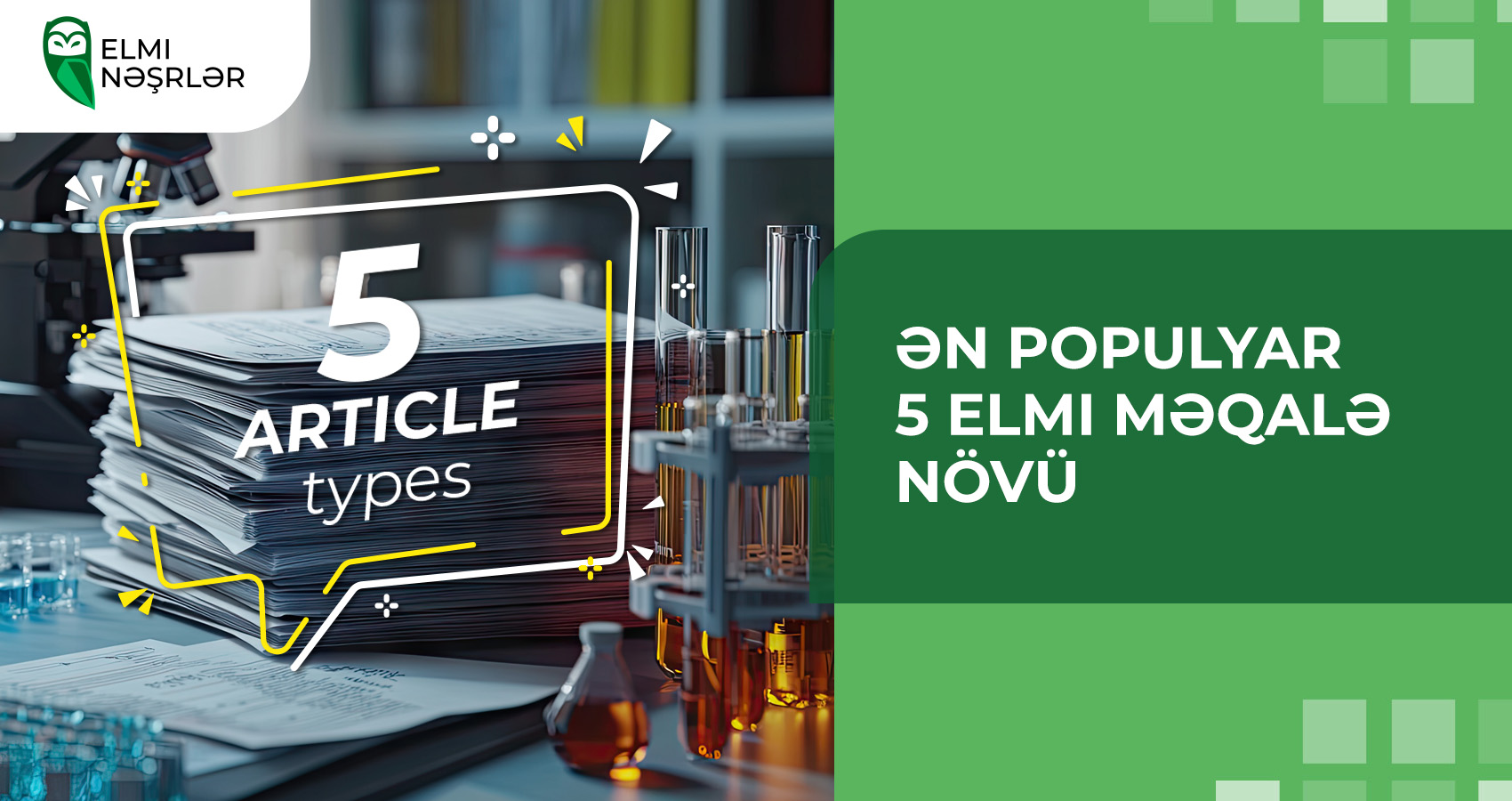 Ən populyar 5 elmi məqalə növü