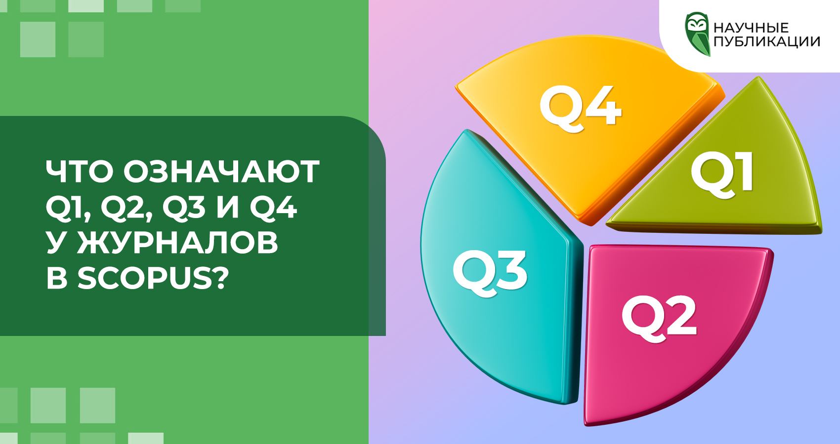 Что означают Q1, Q2, Q3 и Q4 у журналов в Scopus?