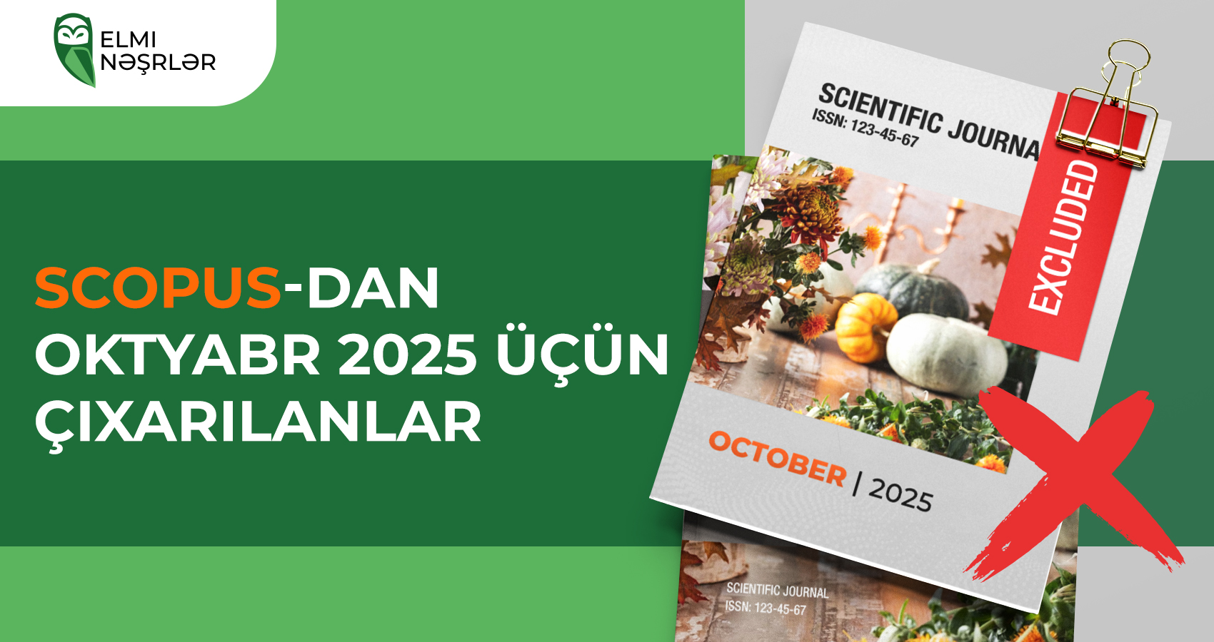 Scopus-dan oktyabr 2025 üçün çıxarılanlar