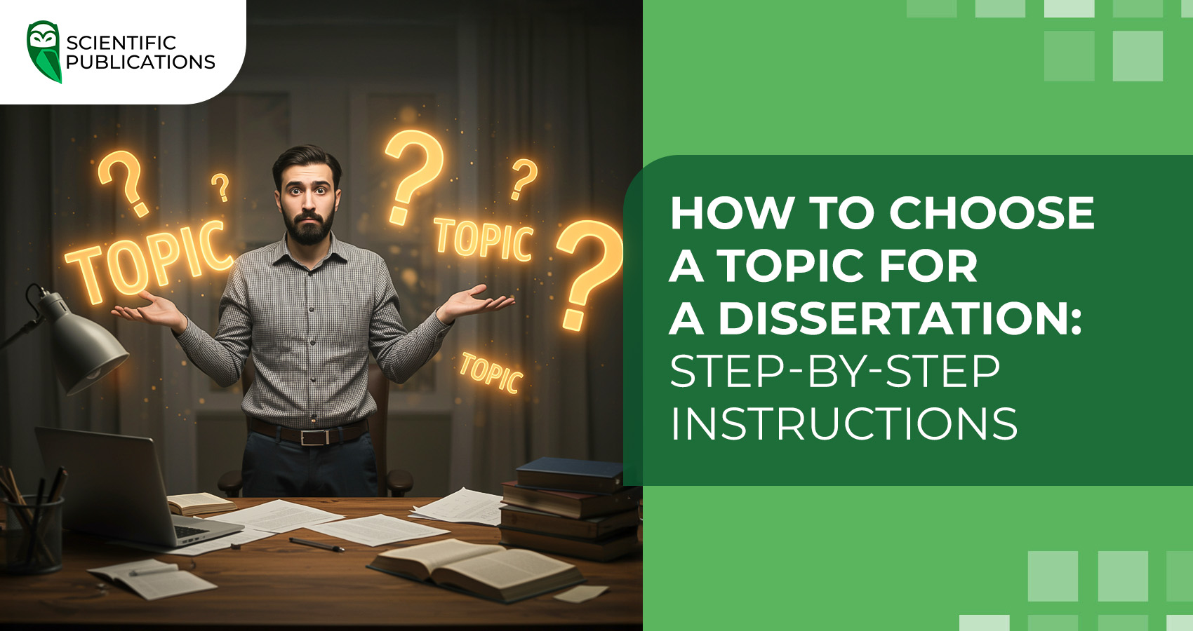 How to choose a topic for a dissertation: step-by-step instructions