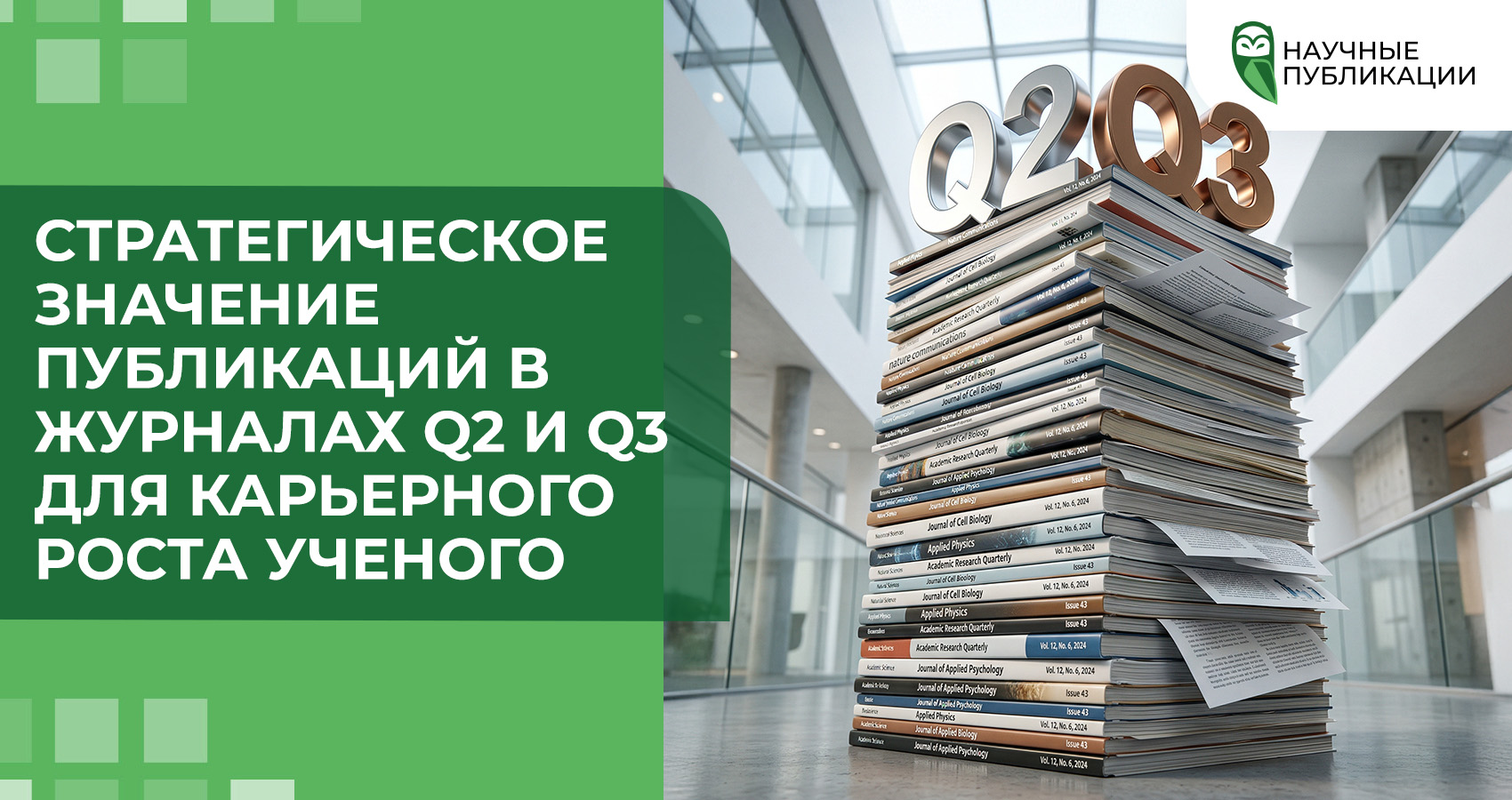 Стратегическое значение публикаций в журналах Q2 и Q3 для карьерного роста ученого