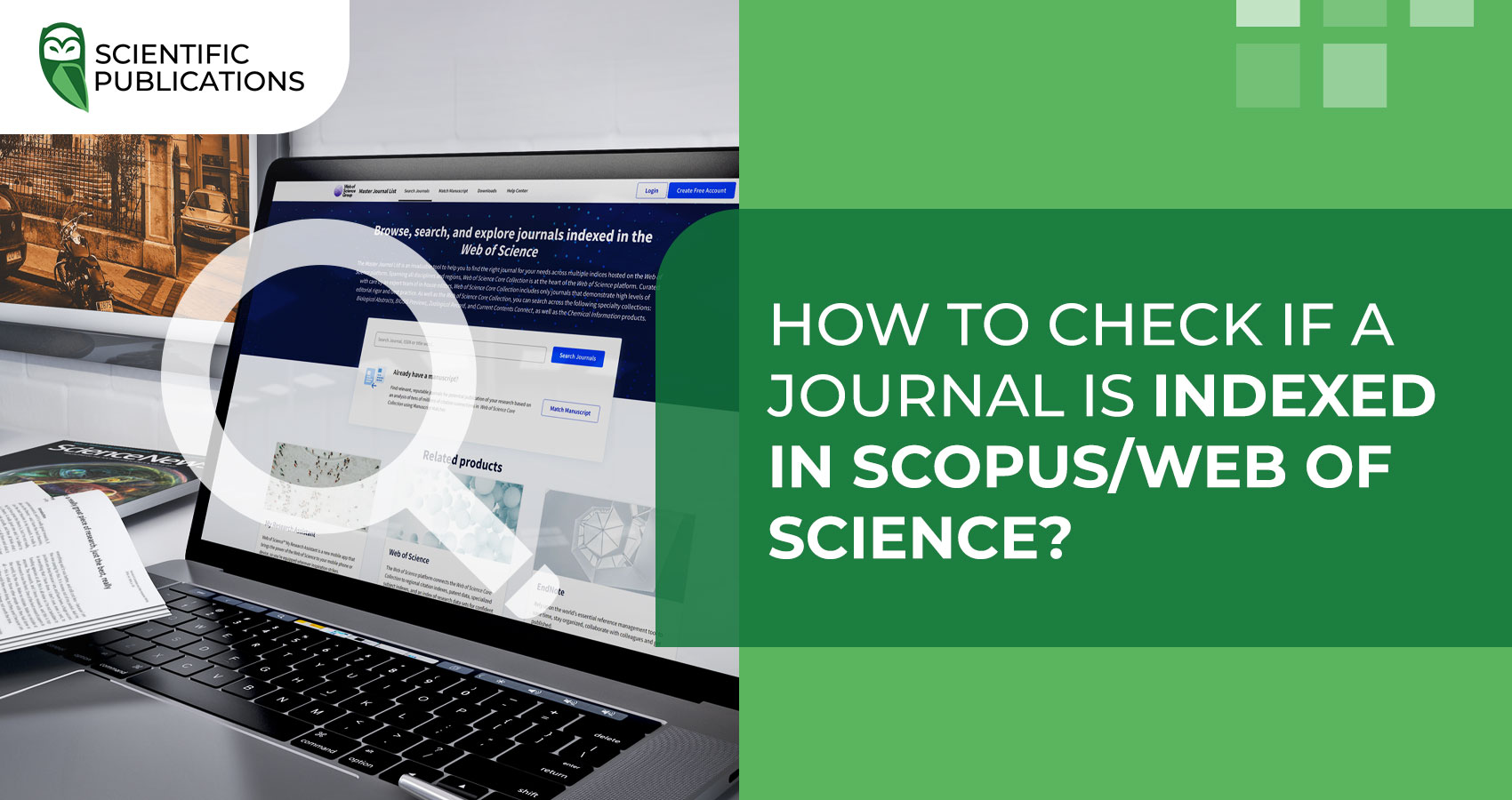 How to check if a journal is indexed in Scopus/Web of Science?