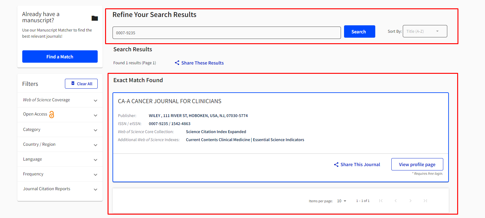 Jurnalın Web of Science-a daxil olub-olmadığını necə öyrənə bilərəm? Foto təlimat