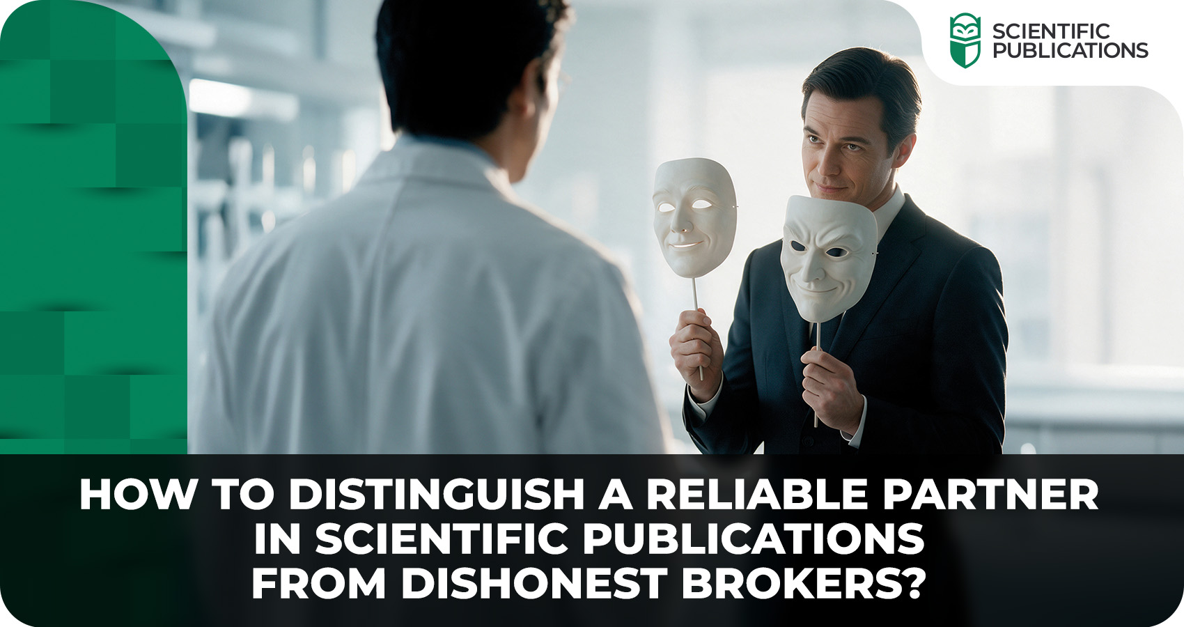How to distinguish a reliable partner in scientific publications from dishonest brokers?
