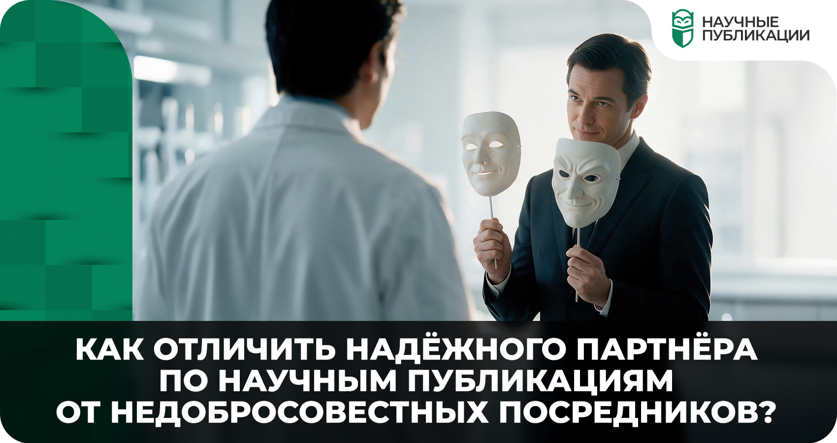 Как отличить надёжного партнёра по научным публикациям от недобросовестных посредников?
