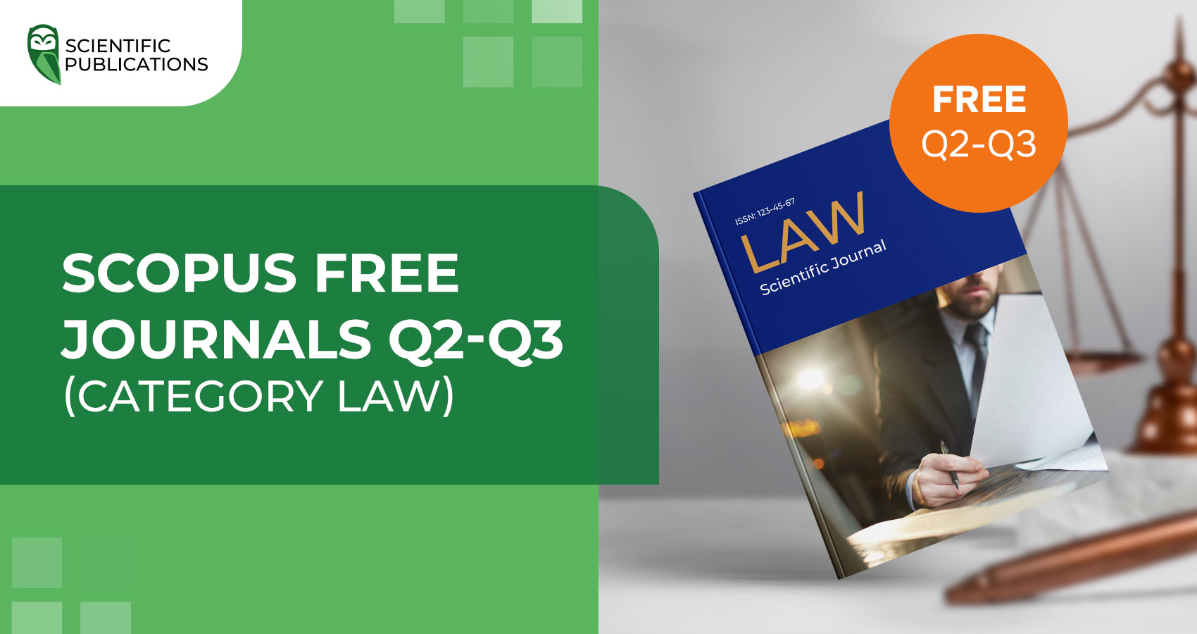 Scopus free journals Q2-Q3 (category law)